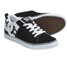 DC Shoes Court Vulc Skate Shoes (For Men) in Black/White - Closeouts