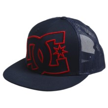 DC Shoes Daxx Trucker Hat (For Men) in Dc Navy - Closeouts