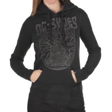 DC Shoes Disarm Hoodie Sweatshirt (For Women) in Black - Closeouts