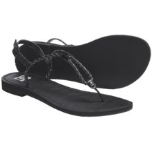 DC Shoes Elana Thong Skate Sandals (For Women) in Black - Closeouts