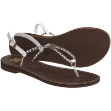 DC Shoes Elana Thong Skate Sandals (For Women) in White - Closeouts