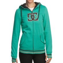 DC Shoes Felice 13 Hoodie Sweatshirt - Reversible, Zip (For Women) in Arcadia Green - Closeouts