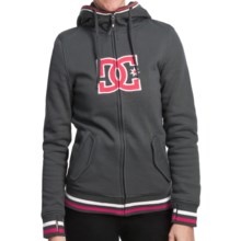 DC Shoes Felice 13 Hoodie Sweatshirt - Reversible, Zip (For Women) in Shadow - Closeouts
