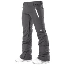 DC Shoes Gallary Snowboard Pants - Waterproof, Insulated (For Women) in Shadow - Closeouts