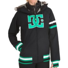 DC Shoes Gamut 13 Jacket - Soft Shell (For Women) in Black/Arcadia Green - Closeouts