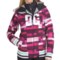 DC Shoes Gamut 13 Jacket - Soft Shell (For Women) in Crazy Pink Plaid