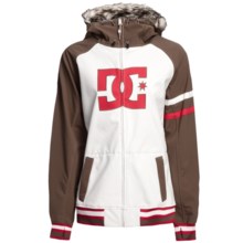DC Shoes Gamut 13 Jacket - Soft Shell (For Women) in White/Bark/Lolipop - Closeouts