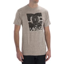 DC Shoes Graphic T-Shirt - Short Sleeve (For Men) in Hysteric Brown Heather - Closeouts