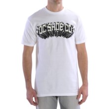DC Shoes Graphic T-Shirt - Short Sleeve (For Men) in Launch Ramp White - Closeouts