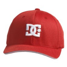 DC Shoes Jamal 6 FlexFit® Hat (For Men) in True Red - Closeouts