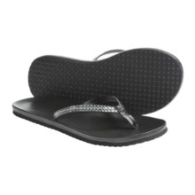 DC Shoes Lucy Thong Skate Sandals (For Women) in Black - Closeouts