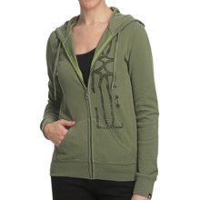 DC Shoes Minturn Zip Hoodie Sweatshirt (For Women) in Bluish Olive - Closeouts