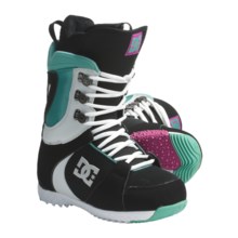 DC Shoes Misty Snowboard Boots (For Women) in Black/Green - Closeouts