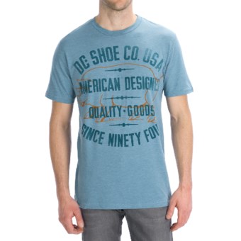DC Shoes Pignose T-Shirt - Short Sleeve (For Men) in Chambray