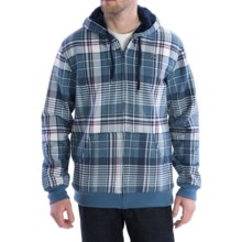DC Shoes Pikenson Hoodie Sweatshirt - High-Pile Fleece Lining (For Men) in Blue Ashes - Closeouts