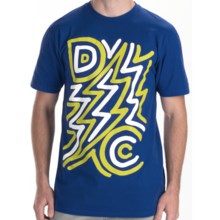 DC Shoes Popper T-Shirt - Cotton, Short Sleeve (For Men) in Olympian Blue - Closeouts
