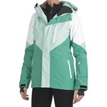 DC Shoes Prima Jacket - Waterproof, Insulated (For Women) in Yucca/Arcadia Green/White - Closeouts
