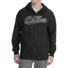 DC Shoes Riders Hoodie Sweatshirt - Full Zip (For Men) in Black - Closeouts