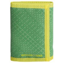 DC Shoes Ripstop 5 Wallet (For Men) in Kelly Green - Closeouts