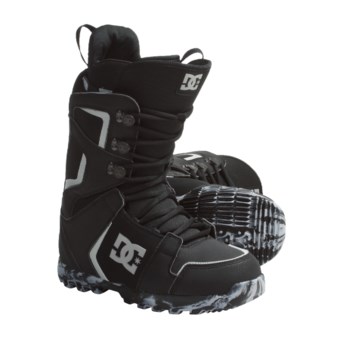 DC Shoes Rogan Lace Snowboard Boots (For Men) in Black/Grey