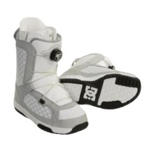 DC Shoes Scout BOA Snowboard Boots (For Men) in Armor/White - Closeouts