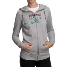 DC Shoes Snowstar Hoodie Sweatshirt - Zip (For Women) in Heather Grey - Closeouts