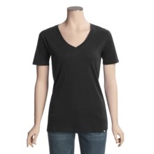 DC Shoes So Long Cotton Jersey T-Shirt - V-Neck, Short Sleeve (For Women) in Black - Closeouts