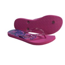 DC Shoes Solana Thong Sandals - Flip-Flops (For Women) in Pink - Closeouts