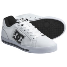 DC Shoes Stock Skate Shoes - Leather (For Men) in White/Black - Closeouts