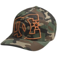 DC Shoes Swoll Up 2 Hat - Flex Fit (For Men) in Woodland Camo - Closeouts