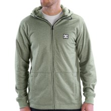 DC Shoes Tech Texture Hoodie Sweatshirt - Water Repellent, Fleece Lined (For Men) in Pine - Closeouts