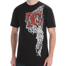 DC Shoes Tital T-Shirt - Short Sleeve (For Men) in Black - Closeouts