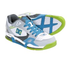 DC Shoes Versaflex Skate Shoes (For Men) in White/Armor/Turquoise - Closeouts