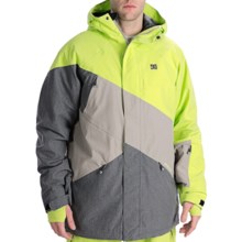DC Shoes Wishbone Snowboard Jacket - Waterproof, Insulated (For Men) in Lime/Shadow/Alloy - Closeouts