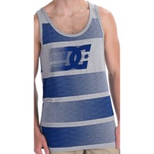 DC Shoes Zoomzoom Tank Top - Cotton Blend, Sleeveless (For Men) in Heather Grey - Closeouts
