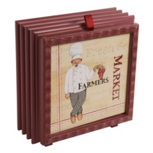 Deco Breeze Debbie Taylor-Kerman Tabletop Fan - Wood in Farmers Market - Closeouts