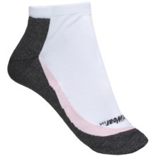 Denver Hayes Driwear X-Odor Socks - Light Cushion (For Women) in White/Heather Grey/Pink - Closeouts