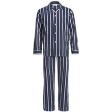 Derek Rose Royal 157 Pajamas - Long Sleeve (For Men) in Navy - Closeouts
