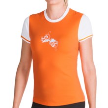 Descente Baby T-Shirt - Short Sleeve (For Women) in Flame - Closeouts