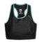 Descente C6 Tri Crop Top - UPF 30 (For Women) in Black