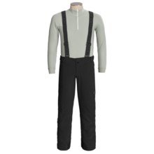Descente Carve Snow Pants with Suspenders - Insulated (For Men) in Black - Closeouts