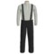 Descente Carve Snow Pants with Suspenders - Insulated (For Men) in Black