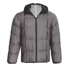 Descente DNA Doc Down Jacket - Reversible (For Men) in Dimgrey/Black - Closeouts