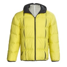 Descente DNA Doc Down Jacket - Reversible (For Men) in Limeyellow/Black - Closeouts