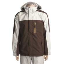 Descente DNA K-Fed Jacket - Heatflex 40 Insulation (For Men) in Chocolate/Stripe - Closeouts
