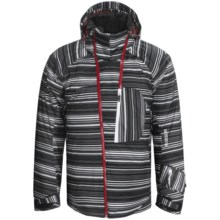 Descente Force Jacket - Insulated (For Men) in Black Print - Closeouts