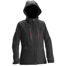 Descente Jane Ski Jacket - Waterproof, Insulated (For Women) in Blk/Maroon - Closeouts