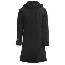 Descente Quebec Coat - Insulated, Fur Trim (For Women) in Black - Closeouts