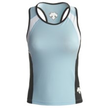 Descente Wave Tri Top - Sleeveless (For Women) in Sky - Closeouts