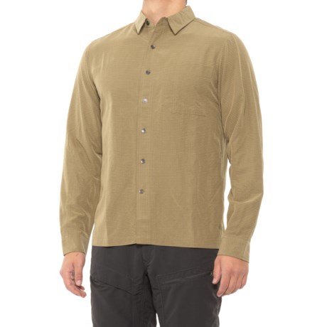 Royal Robbins Desert Pucker Dry Shirt - UPF 50+, Long Sleeve (For Men) - LIZARD (S )